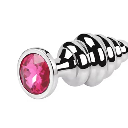 Metal Anal Plug Stainless Steel Butt Plug With Jewelry Colorful Crystal Anus Plug Adults Sex Toys for Men Women Gay Adult Game