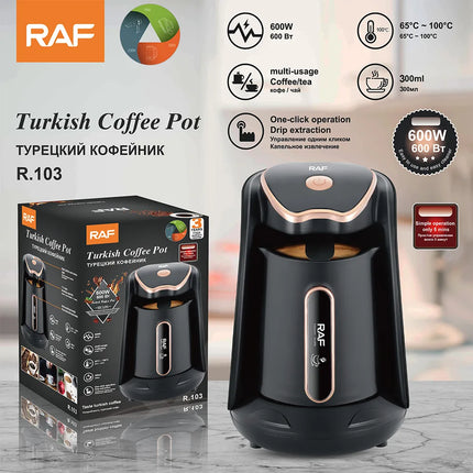 Portable Home Use Coffee Warmer Cup Easy-to-Operate Turkish Coffee Pot Office Coffee Machine for Brewing Tea