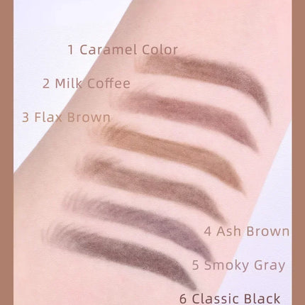 1PC 1.5mm Ultra Fine Double-Ended Eyebrow Pencil Waterproof Sweat-proof Long Lasting Professional Eye Makeup For Women