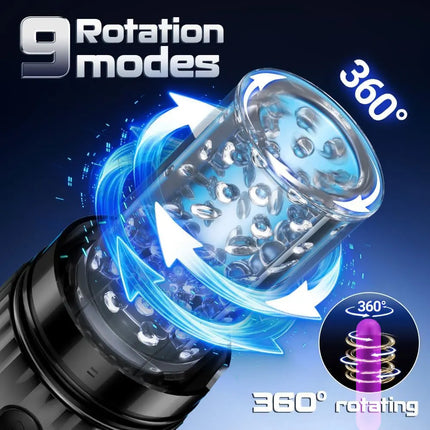 Automatic Male Masturbator Cup 7 Sucking Rotating Licking Modes Pocket Pussy Stroker Blowjob Penis Pump Sex Toys For Men