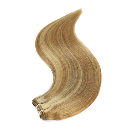 BHF Straight Human Hair Weft Platinum Blonde European Remy 100% Human Hair Weave Bundles Extensions