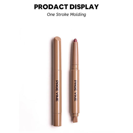 Blogger Recommended Lip Liner Brand Long-lasting Velvet Matte Beginner-friendly Sexy Double-ended Silky Peptide Nude Lip Liner
