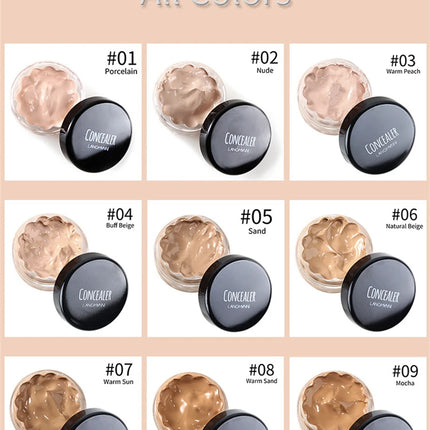 Long Lasting Concealer Foundation Cream Face Makeup Waterproof Moisturizing Full Coverage Acne Spot Dark Circles Concealer Cream