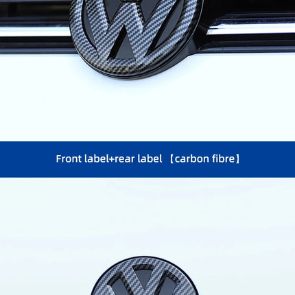 2pcs Emblem Front Grille Rear Trunk Sticker Badge Decals For VW Polo Golf MK6 MK7 MK8 Passat B6 B7 B8 Tiguan CC T-ROC Arteon