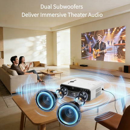2026 new 4K Projector auto focus lens cap dual speaks Netfilx UHD home theater 2+64G 2.4+5G WiFi  MEMC gaming movie projectors