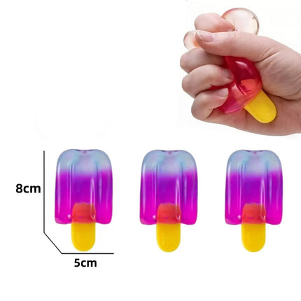 Gradient Ice Cream Squeeze Toy Soft Slow Rebound Squishy Fidget Toy Stress Relief Gadget for Adults Home Office Relaxation