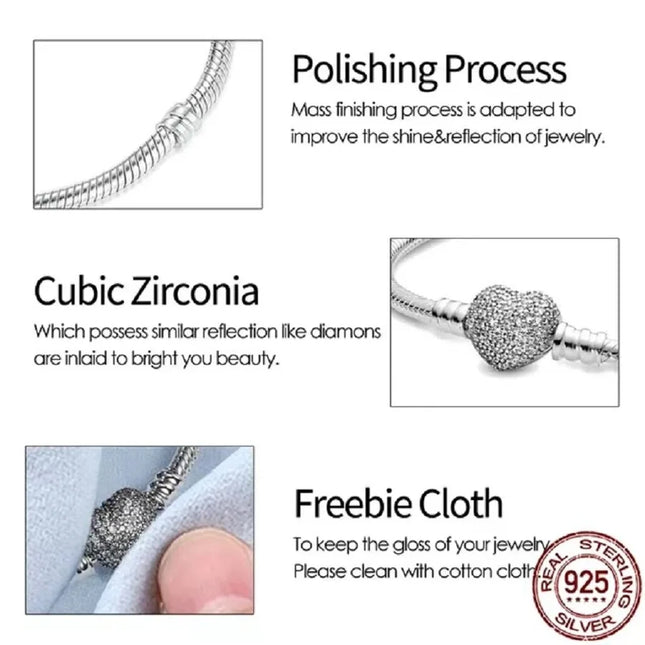 NEW 100% S925 pure silver Spider Man snake bone bracelet, suitable for original DlY bracelet, women's fashionable jewelry gift