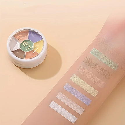 Multifunction Concealer Palette Matte Contour Concealer With Brush Covering For Dark Circles Concealer Cream Makeup Cosmetics