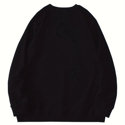 Women's Casual NEW YORK Print Pullover Sweatshirt Geometric Design Long Sleeve Round Neck Machine Washable Regular Fit for Autum