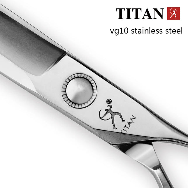 TITAN Professional Hairdressing Haircut Scissors 6 Inch VG10  Hairdresser's Cutting Thinning Tools High Quality Salon Set