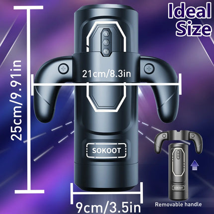 Automatic Men's Masturbator Cup Vibration Blowjob Sucking Machine Orgasm Erotic For Men Penis Training Sex Toys Adults Goods 18+