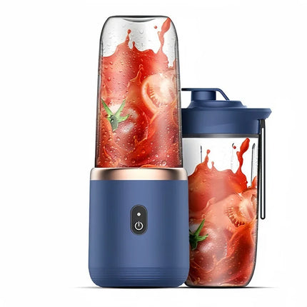 Portable Fruit Juice Blenders Summer Personal Electric Mini Bottle Home Usb 6 Blades Double Cup Juicer Machine For Kitchen