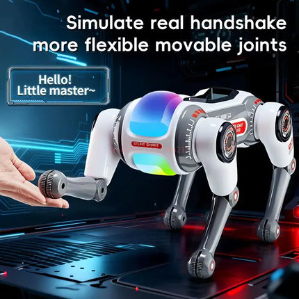 New Dual Remote Controlai Voice Interactive Toy Dog Programming Acrobatics Stunt Expert Children'S Toy Boy