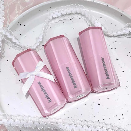 Water Plumping Gloss Rouge Blush Stick Matte Moisturizing Lipgloss Lasting Easy To Smudge Natural Blusher Lip and Cheek Dual-use