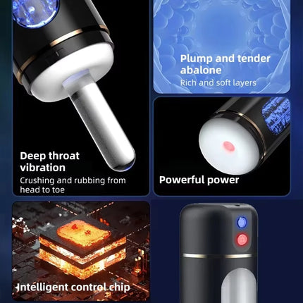 Sex Toy for Men Masturbator Cup Automatic Sucking Male Masturbator Vibration Blowjob Machine Sex Machine Penis Oral Machine