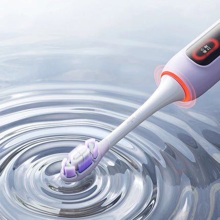 MIJIA Sonic Vibration Electric Toothbrush Pro,Smart 4 Modes, Long Battery Life, IPX8 Waterproof,LED Screen & Travel Lock