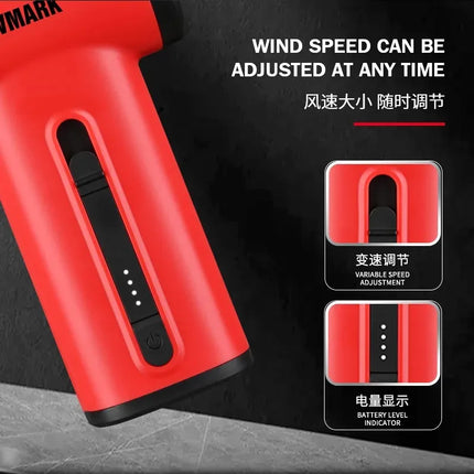 WMARK Professional Vacuum Cleaner 130000RPM Brushless Turbo Jet Fan Mini Outdoor Dust Blower Adjustable Home Appliance NG-TB001