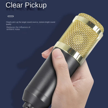 Professional BM800 Condenser Microphone Kit V8Sound Card Set Audio Mixer Live Podcast Equipment Bundle Streaming AudioSmartphone