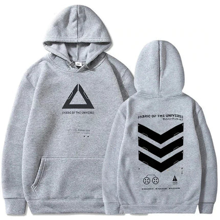 Cosmic Fabric Techwear Network Punk Street Fashion Hoodie Casual Street Roller Skating Running Sweatshirt Cyberpunk Style