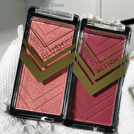 [MP]Girl Blush Peach Makeup Blusher Palette Cheek Nude Brown Contour Blush Cosmetics Korean Natural Rouge Cheek 6 Colors