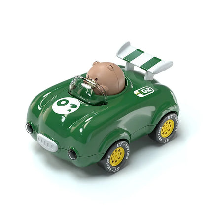 Children's inertia pull-back car lights, car boys and girls luminous sports car, baby baby 1--6 years old toy