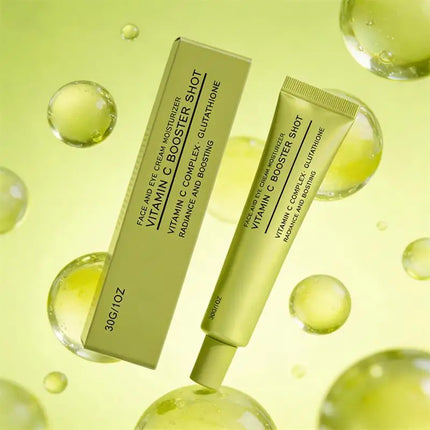 Vitamin C Booster Shot Face Cream With Glutathione And Niacinamide For Dark Spot Care,Improves Fine Lines,Korean Glass Skin Care