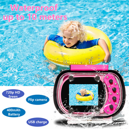 Kids Waterproof Camera Action Camera USB Charging For Outdoor Sports Skiing Rock Climbing Cycling Swimming Sports Accessories