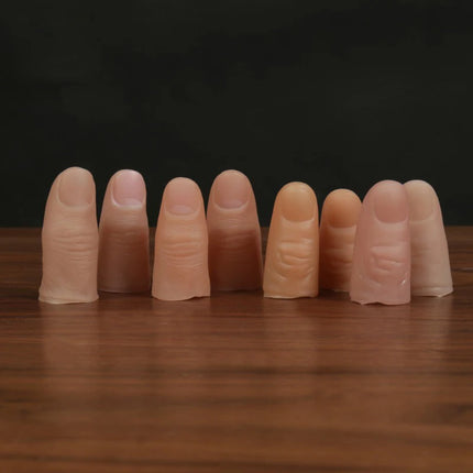 Prosthetic Limbs Fake Fingers Silicone Gloves Simulated Amputee Props Magic Prank Costume Accessories