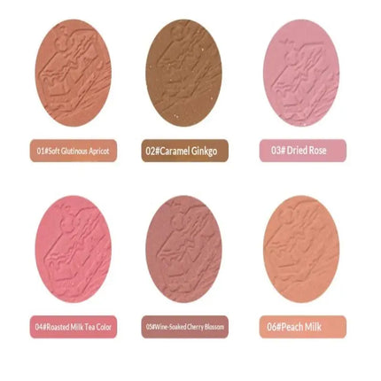 "1Pc HERORANGE Iron Box Cheek Blush Mineral Powder Long-Lasting Facial Contour Tint Single Color Cosmetics Blush Palette
