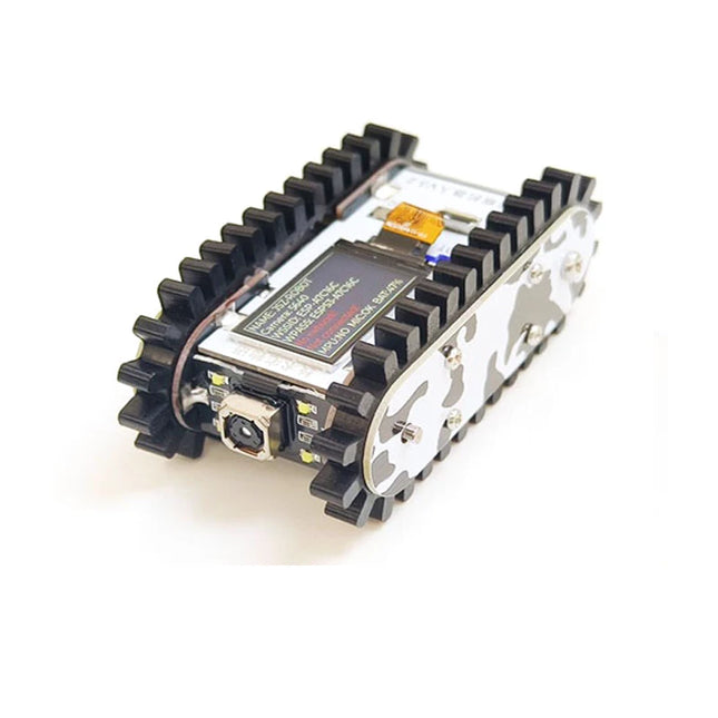 RC Tank Pipeline Inspection Wireless Video Car Track with Camera Maker Teaching ESP32 Scanning Code Networking DIY Program Toys