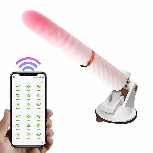 Telescopic Sex Machine Dildo Vibrator With Suction Cup Vaginal G Spot Automatic Up Down Massager Anal Plug Stimulator Sex Toys