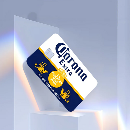 C-Corona E-Extra Beer Anime Sticker Film Skin Cover For Credit Card Debit Bank Card 1 Set Of 4 Pcs