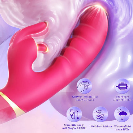 Rabbit Vibrator for Women G Spot  Dildo Anal Vaginal Massage Stimulator 10 Speeds Vibration Female Sex Toys Adult Products 18+