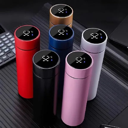 500ML Temperature Display Thermos Cup Stainless Steel Divided Thermos Bottle Outdoor Vacuum Insulated Cup Father's Day Gift