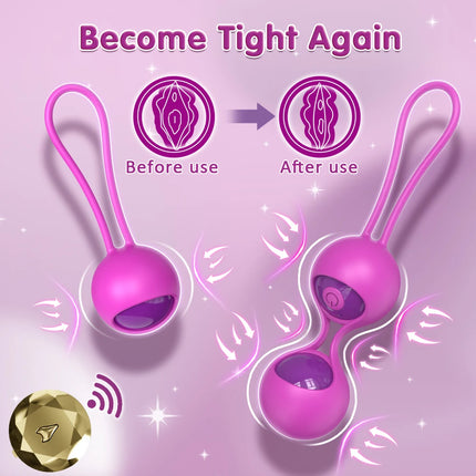 Remote Control Vaginal Ball Sex Toy for Women Vibrator Kegel Ball Simulator Vagina Chinese Ben Wa Ball Tightening Exerciser