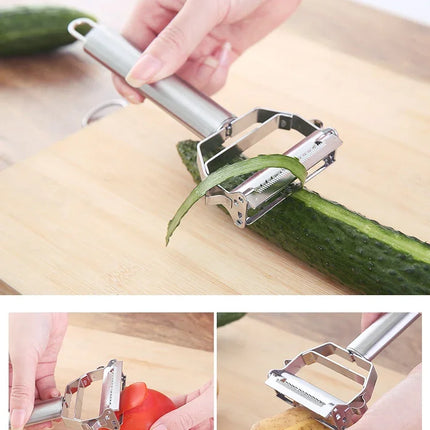4in1 High Quality Stainless Steel Potato Cucumber Carrot Grater Multifunctional Vegetables Fruit Peeler Vegetable Slicer