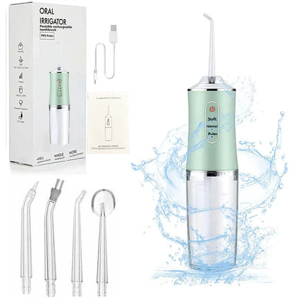 Powerful Battery Portable Electric Pick Ipx7 3 Modes Waterproof Toothbrush Combo Braces Kids Oral Irrigator Water Dental Flosser