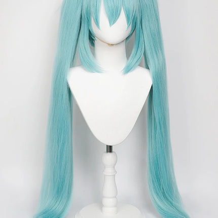 110cm Cosplay Wig, Double Ponytail Synthetic Fiber Wig, Halloween, Christmas For women