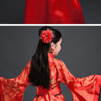 Autumn Two-piece Set Kids Hanfu Cosplay Tang Girl Suit Dance Costume Baby Outfits Ancient Girls Clothing Hanfu Children Suits