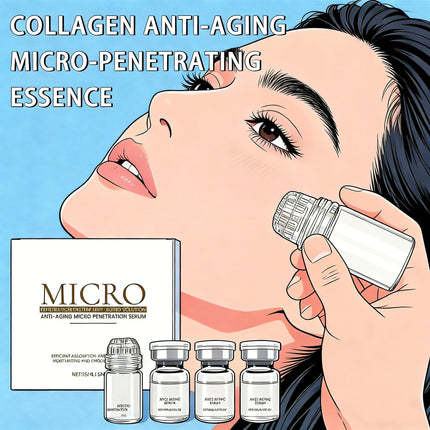 Deep Collagen Anti-Wrinkle Essence Hydrating Firming Pore-cleaning Anti-aging Essence Set  @276%hfgGE678"|