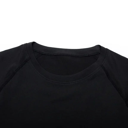 Compression T-Shirts for Men Summer Short Sleeve Rash Breathable Slim Fit Guard Gym Workout Running Athletic Quick Dry Tees Tops