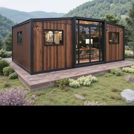 Fold Out Container House Luxury Living Mobile Tiny Home Container Expandable Container House Prefab Folding Houses For Australia