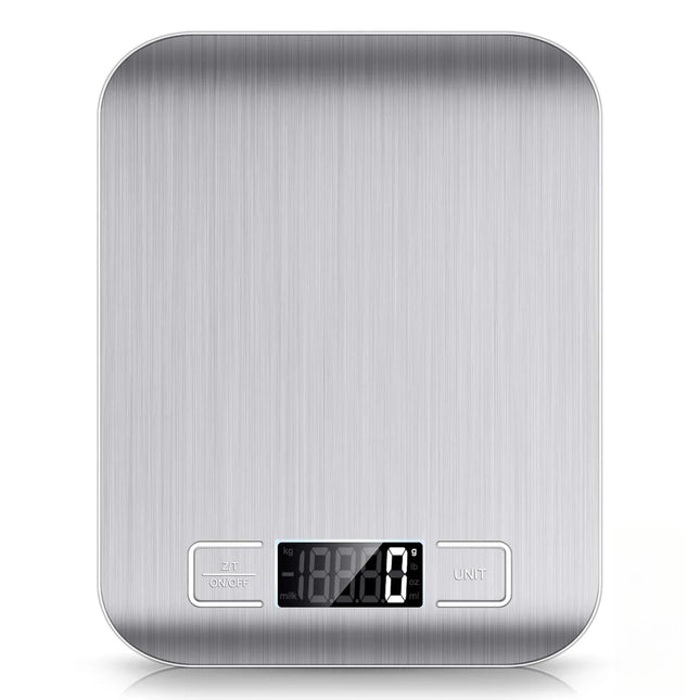 10kg Kitchen Scale,Digital Kitchen Scale with Tare Function, Electronic Coffee Brewing Scale, LCD Display Stainless Steel Screen
