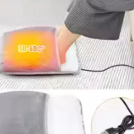 Deluxe USB Foot Warming Pad - Soft Plush & Machine Washable Heater for Complete Foot Coverage, Enhanced Sleep & Cozy Comfort