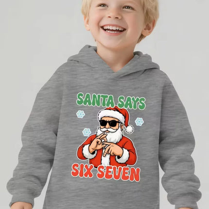 Funny Six Seven 6 7 Meme Hoodie for Kids Chaotic Humor Y2k Game Saying Tee Christmas Gift Boys Tops Fashion Children's Clothing