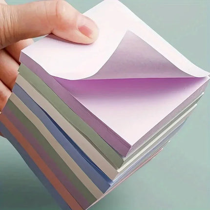 1pc/3pcs 100Sheets Morandi Sticky notes Pads Posits Stationery Paper Stickers Posted It Memo Notepad Notebook School Office