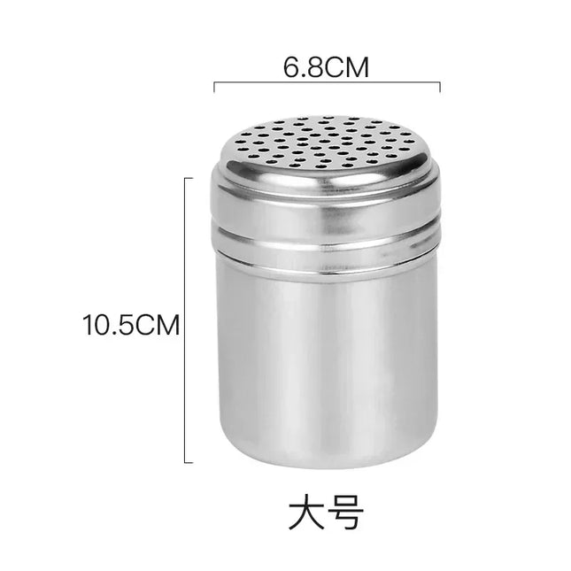 Multi-purpose Stainless Steel Seasoning Jar Salt Sugar Bottle Rotating Cover Kitchen Gadgets Spice Pepper Shaker Spice Jar
