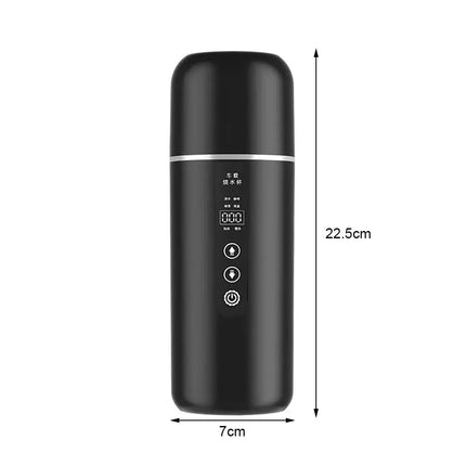 12V 24V Car Heating Cup 500Ml Electric Kettle Water Heater Boiling Mug Boiler Thermostatic Tumbler Termos Thermos Thermal Mug