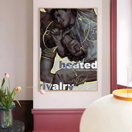 Movie H-heated Rivalry Poster Trendy And Easy-to-Apply Wall Art Stickers For Home Decor And Dorm Room Walls