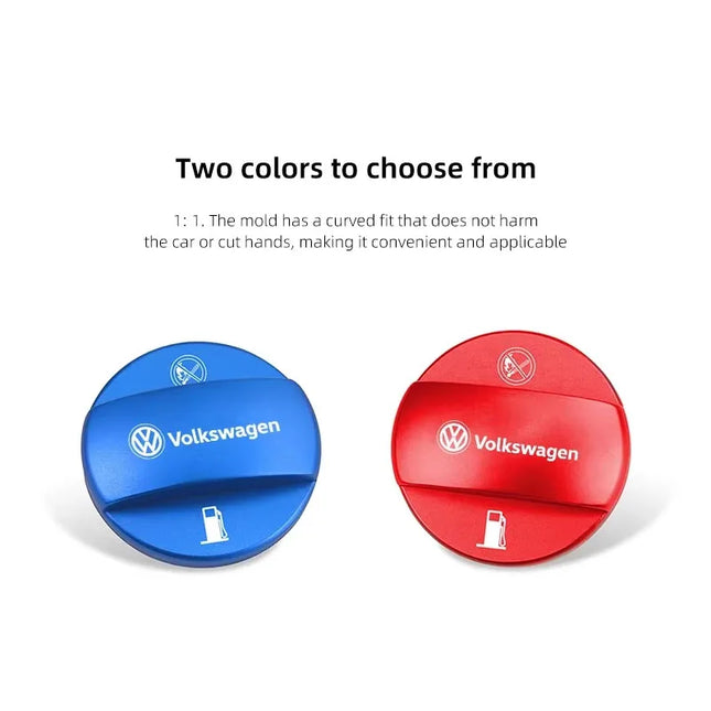 Car Fuel Cap Aluminum Alloy Oil Box Lid Petrol Tank Cover For Volkswagen GTI Polo Golf 5 MK6 MK7 Tiguan Arteon Jetta Passat CC